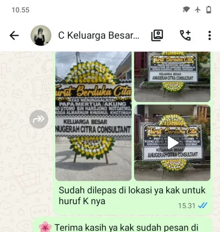 Pengiriman Papan Bunga Duka Sumbawa